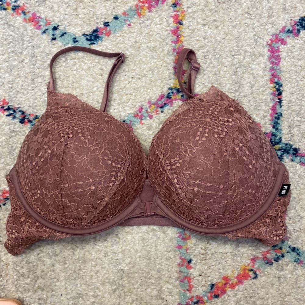 Pink bra